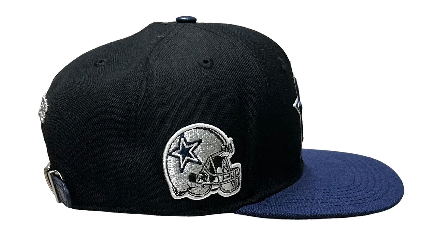 NEW Dallas Cowboys PRO STANDARD 2 Tone Leather Strapback Hat Big Star Logo