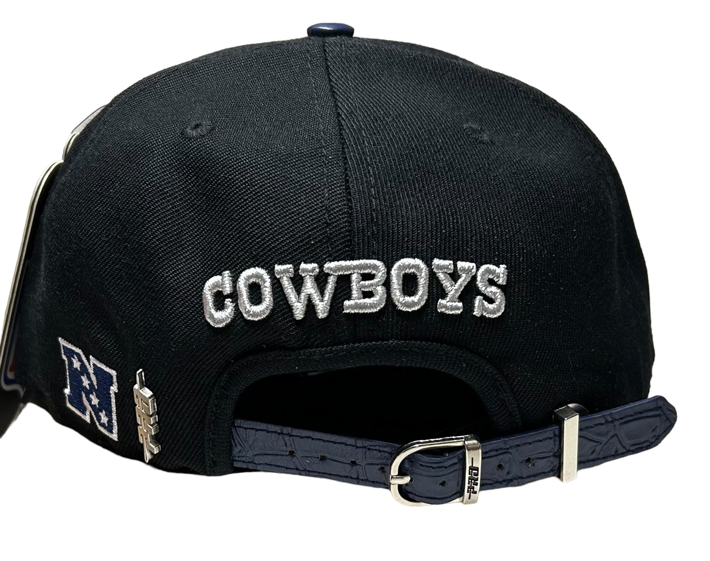 NEW Dallas Cowboys PRO STANDARD 2 Tone Leather Strapback Hat Big Star Logo