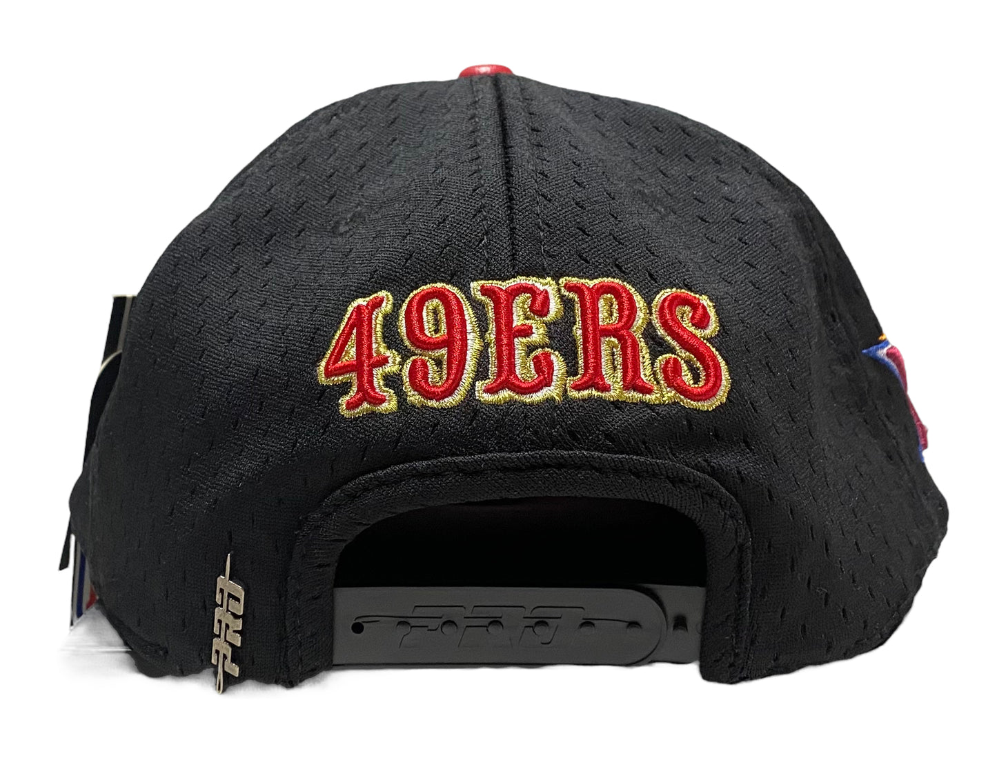 NEW Pro Standard San Francisco 49ers Logo Mesh Net Snapback Hat Super Bowl 29 Patch