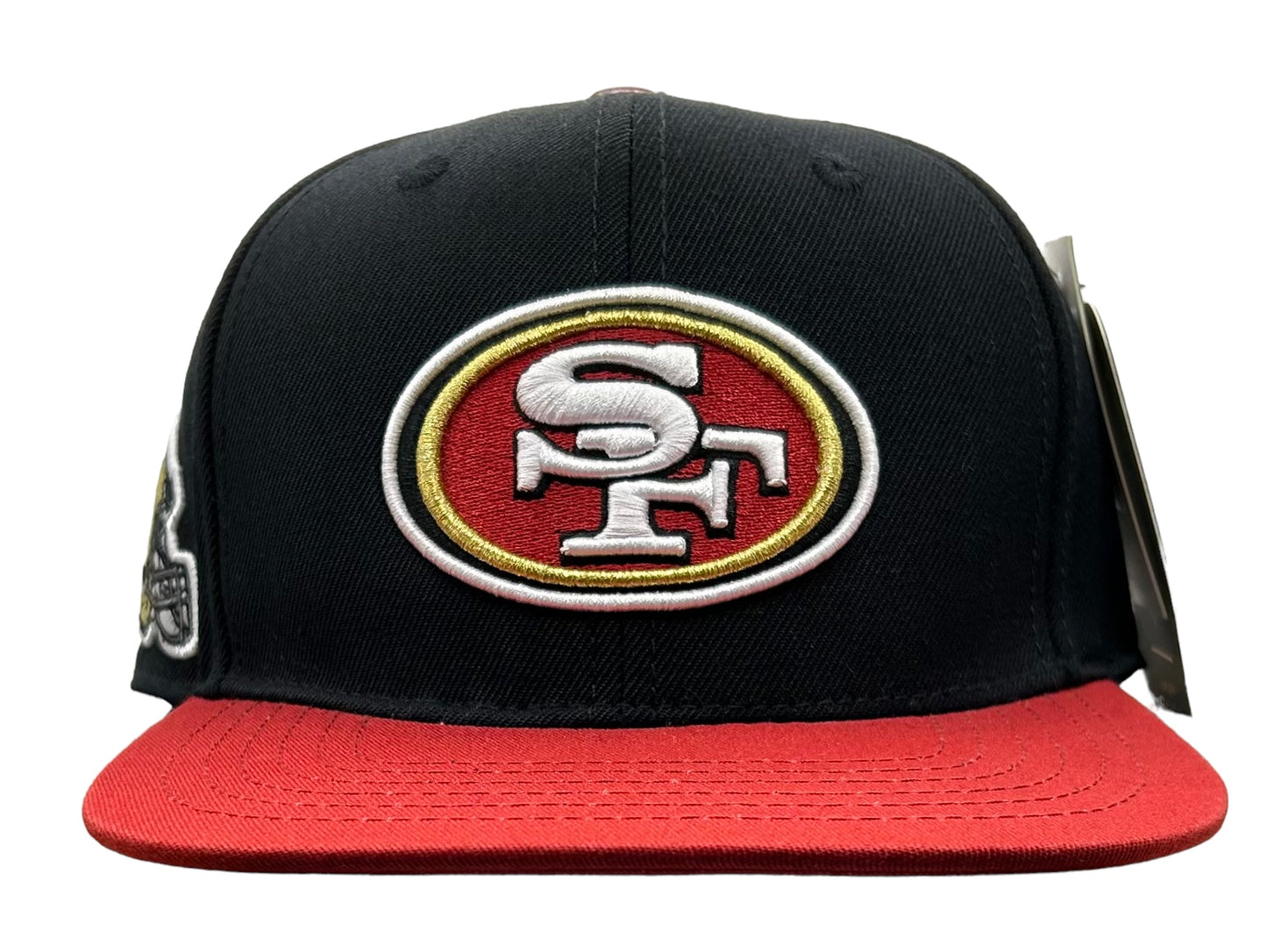 NEW San Francisco 49ERS PRO Standard Small Logo 2 Tone SnapBack Hat Black