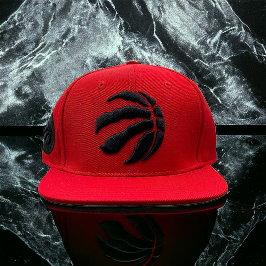 NEW Toronto Raptors PRO STANDARD Leather Strapback Hat Red Luxury Sportswear