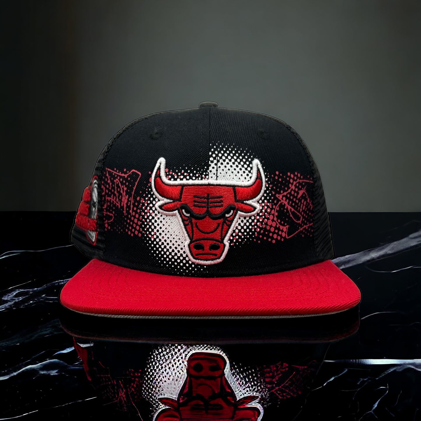 NEW Chicago Bulls PRO STANDARD Trucker Mesh Back SnapBack Hat Flat Brim Mens Cap