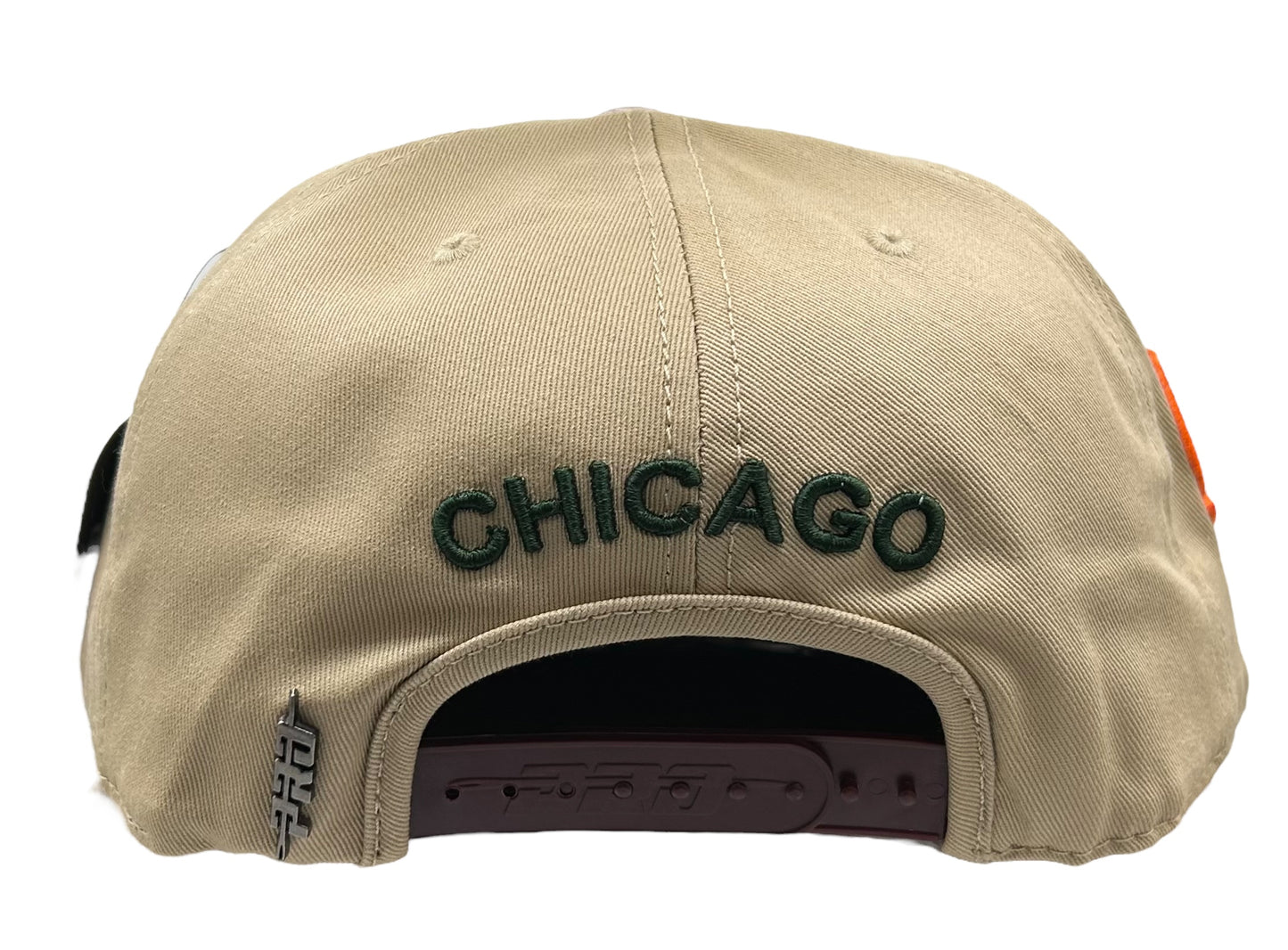 NEW Chicago Bulls PRO STANDARD SnapBack Hat Fall Brown 2 Tone Cap Script Logo