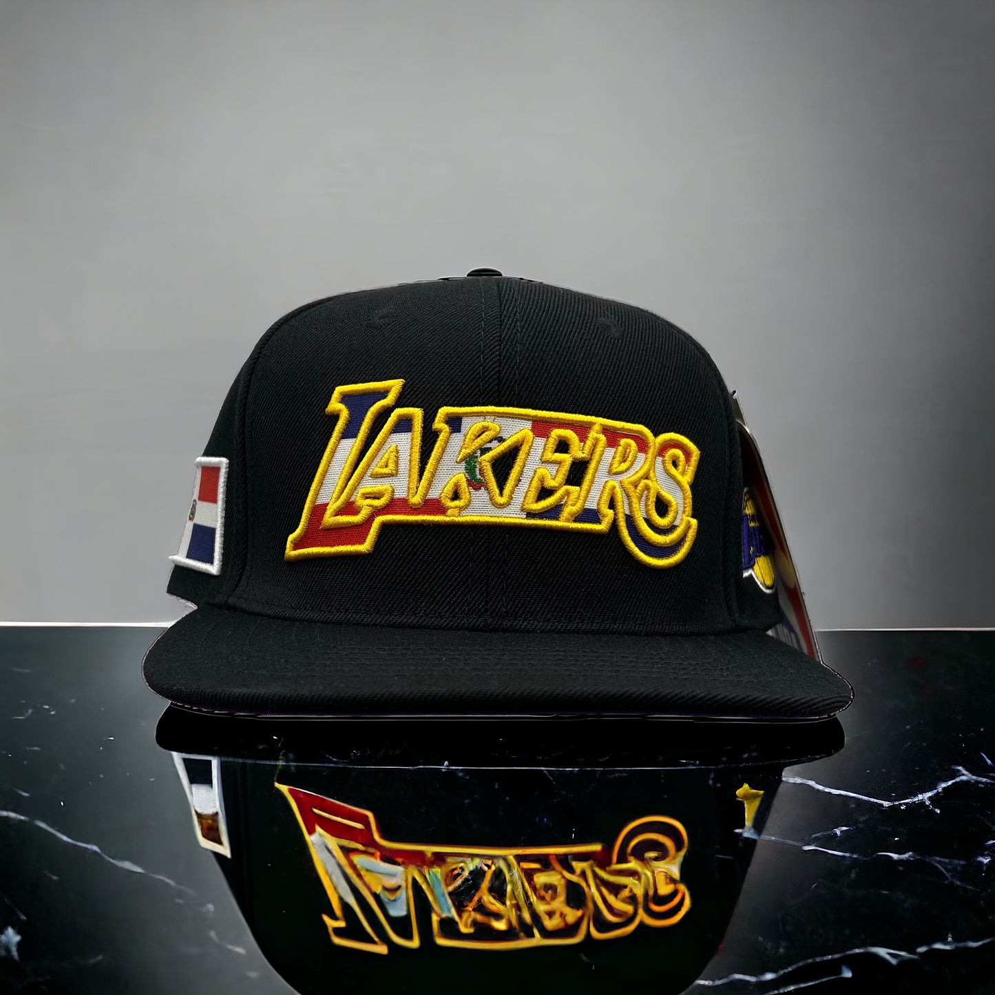 NEW Los Angeles Lakers PRO STANDARD SnapBack Hat Dominca Republica Purple UV