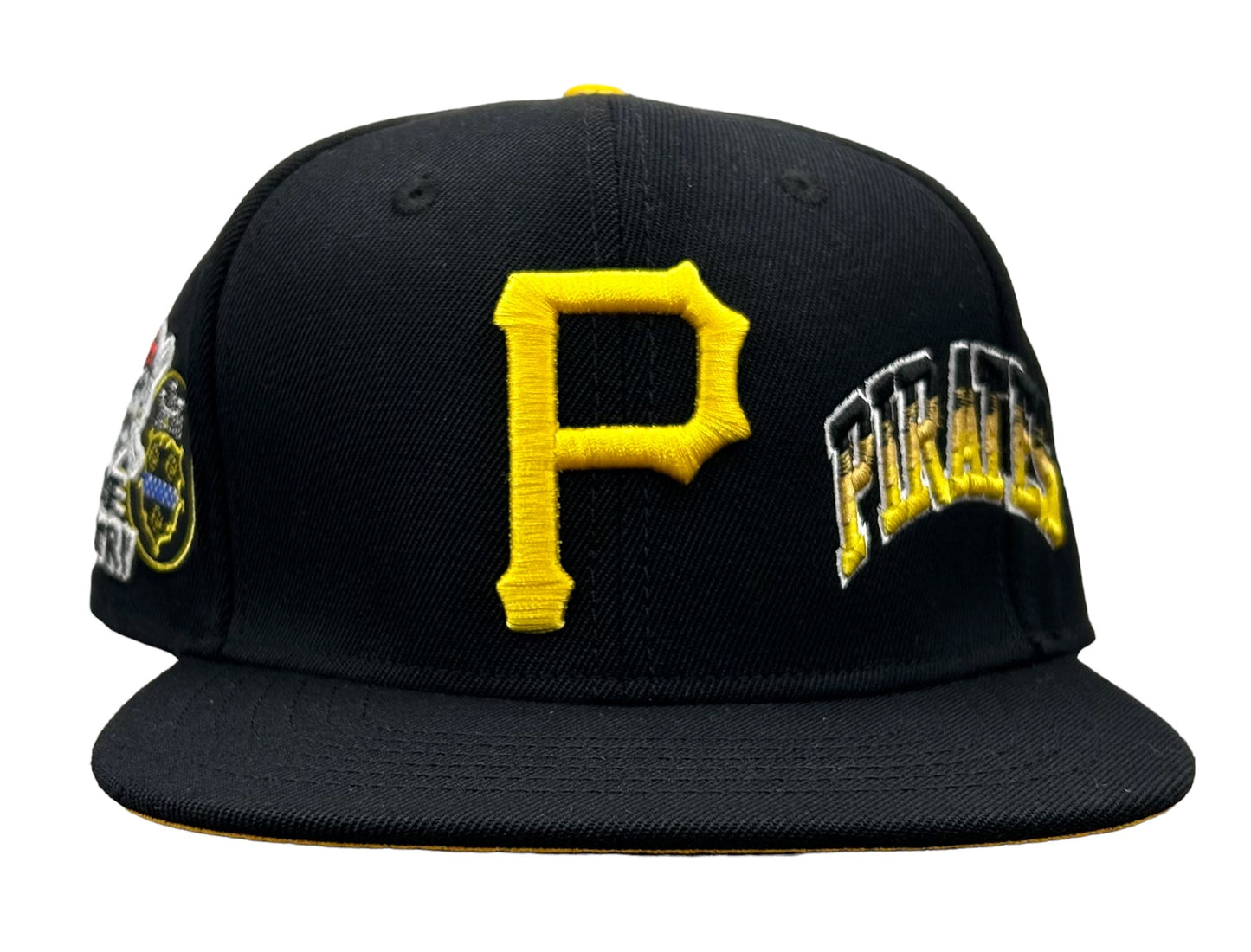 NEW Pittsburg Pirates PRO STANDARD SnapBack Hat Pirates Side Logo  Yellow UV