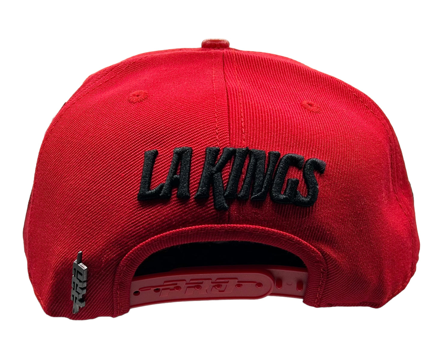 NEW Los Angeles King PRO STANDARD Red SnapBack Hat Crown Side Patch Gray UV