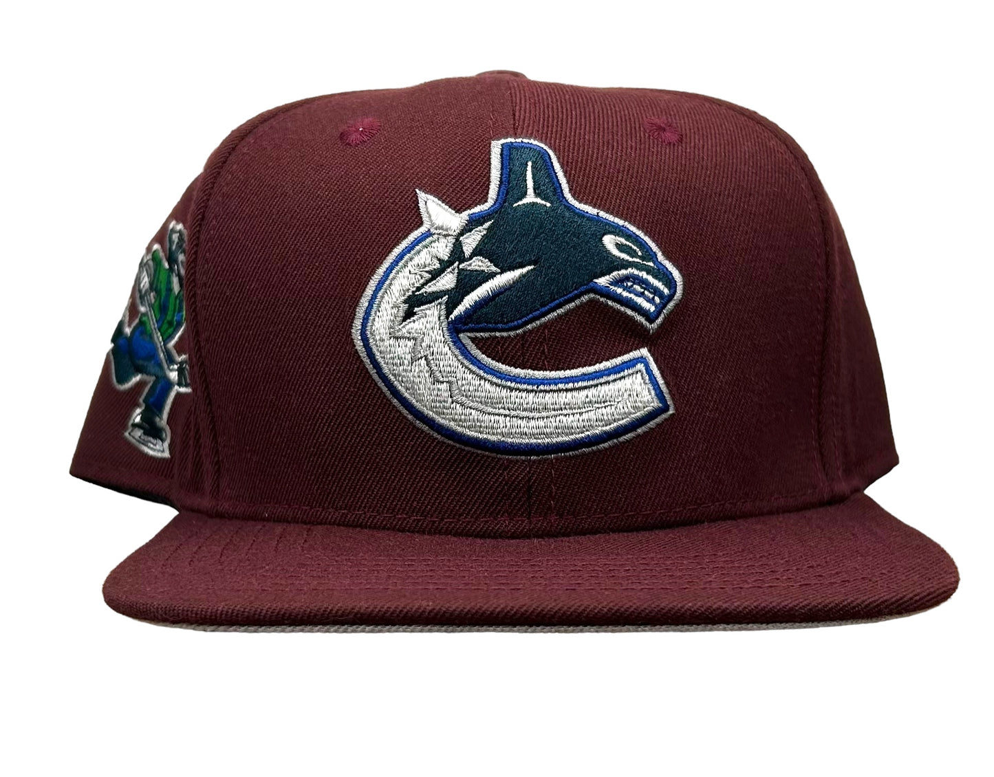 NEW Vancouver Canucks Pro Standard Burgundy SnapBack Official NHL Hockey Cap