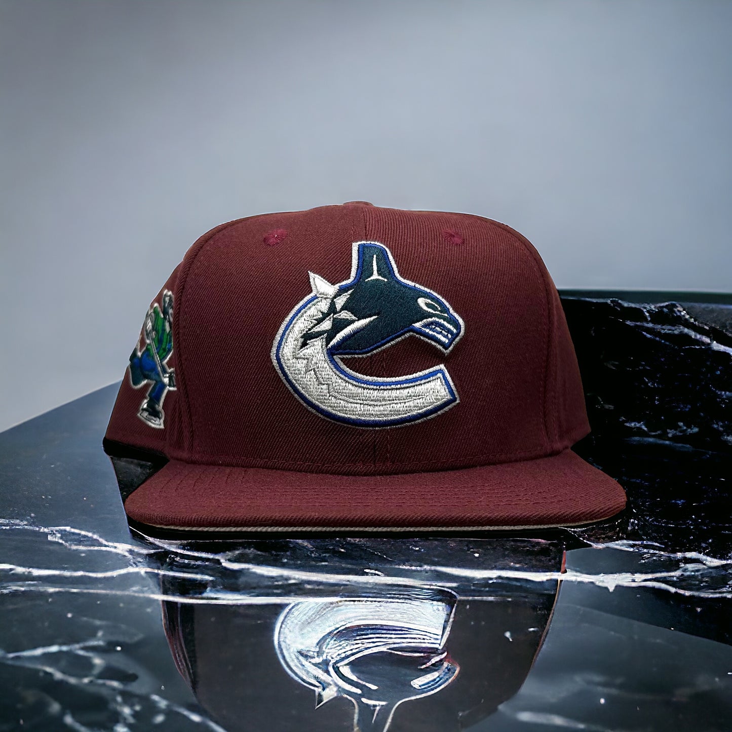 NEW Vancouver Canucks Pro Standard Burgundy SnapBack Official NHL Hockey Cap