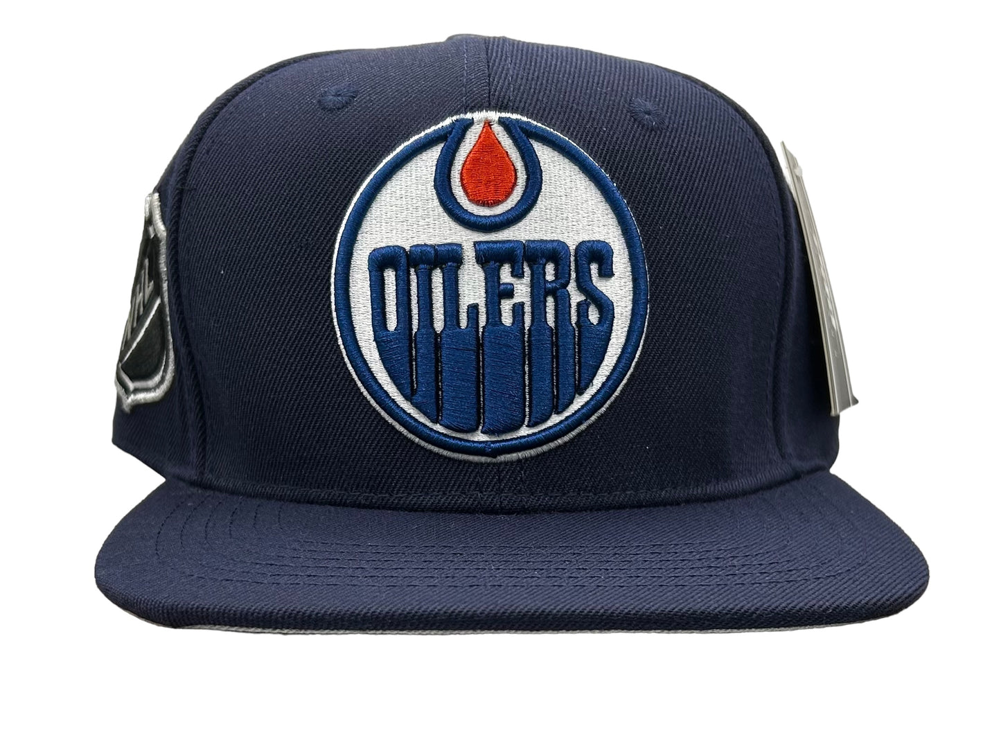 NEW Edmonton Oilers PRO STANDARD Navy Blue Wool  SnapBack Hat NHL Official Cap