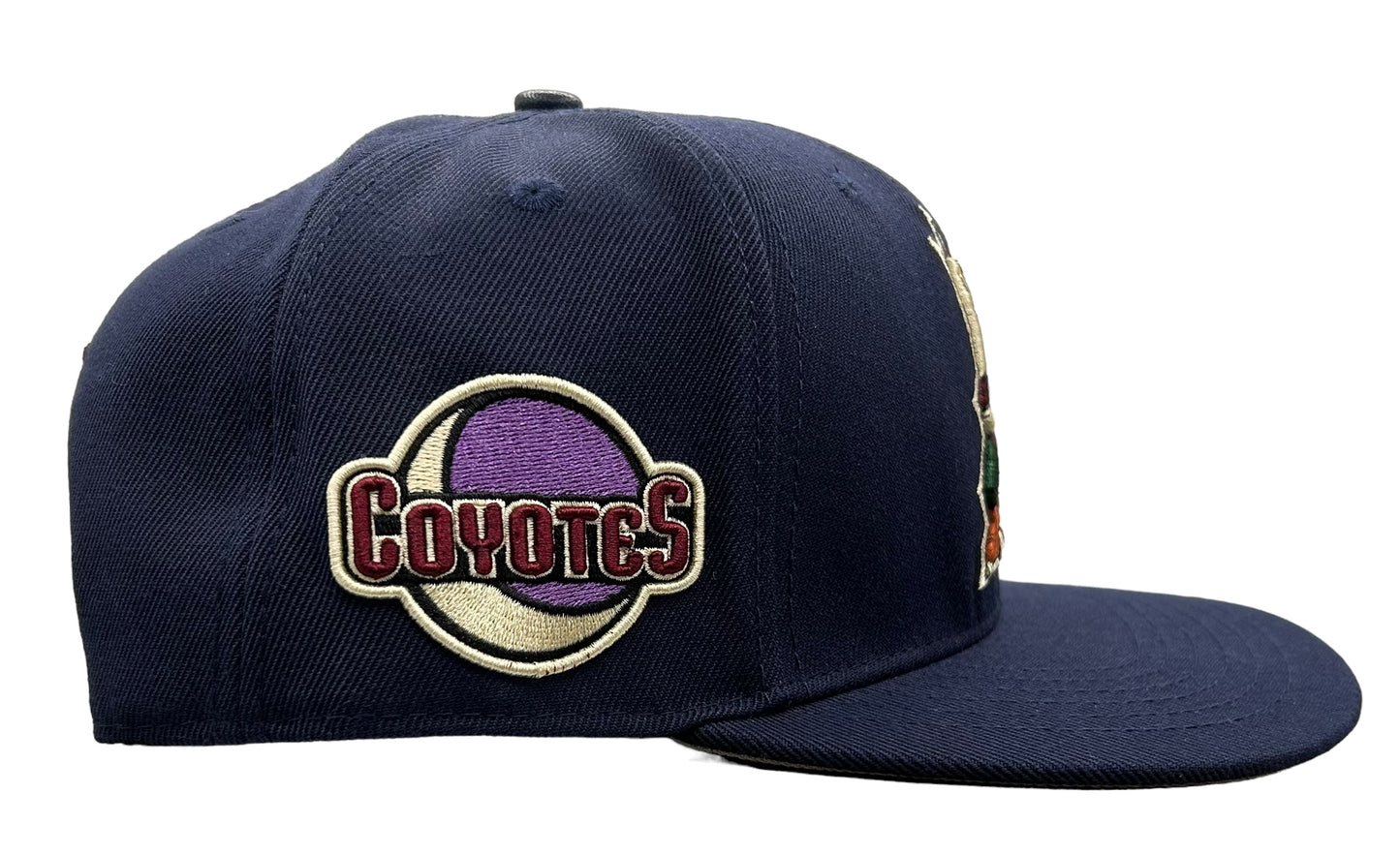 NEW Arizona Coyotes PRO STANDARD Navy Blue SnapBack Hat Moon Side Patch Gray UV