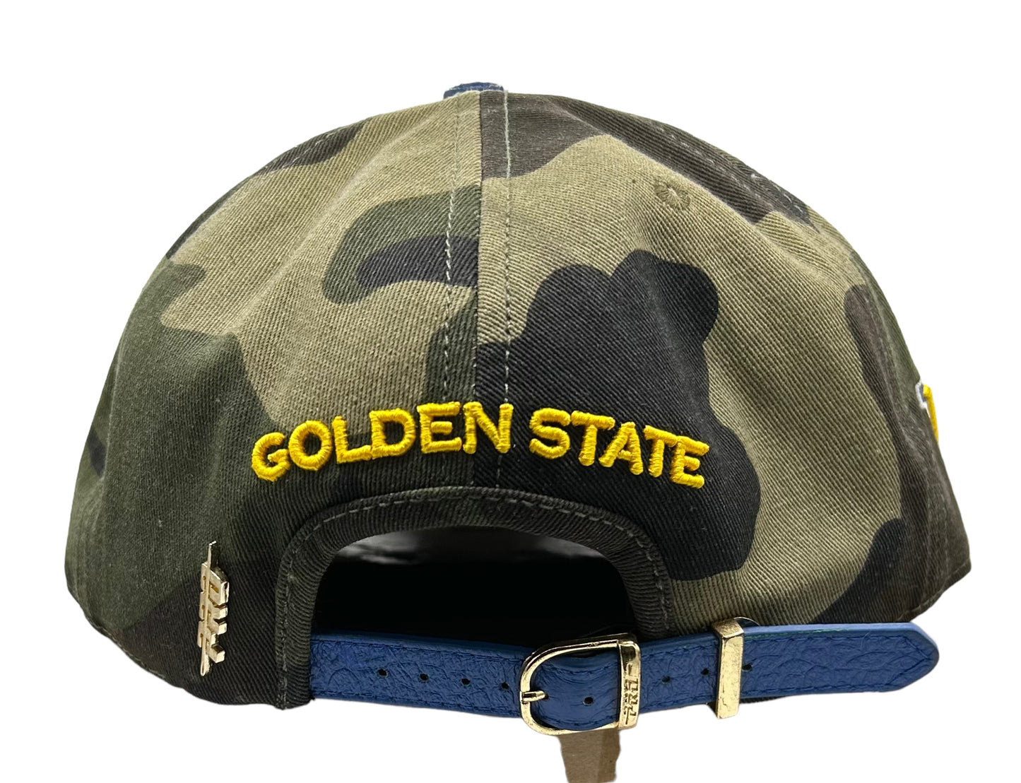 NEW Golden State Warriors PRO STANDARD Camouflage Leather Strapback Hat Camo Cap