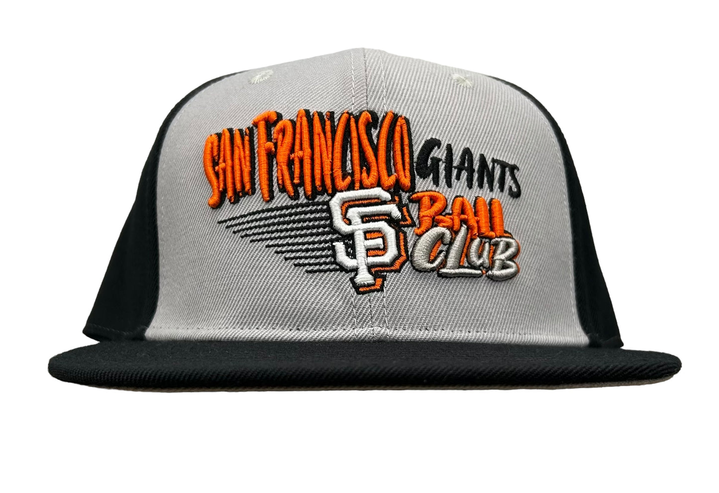 NEW San Francisco Giants PRO STANDARD 2 Tone Snapback Hat Flat Brim Cap Gray UV