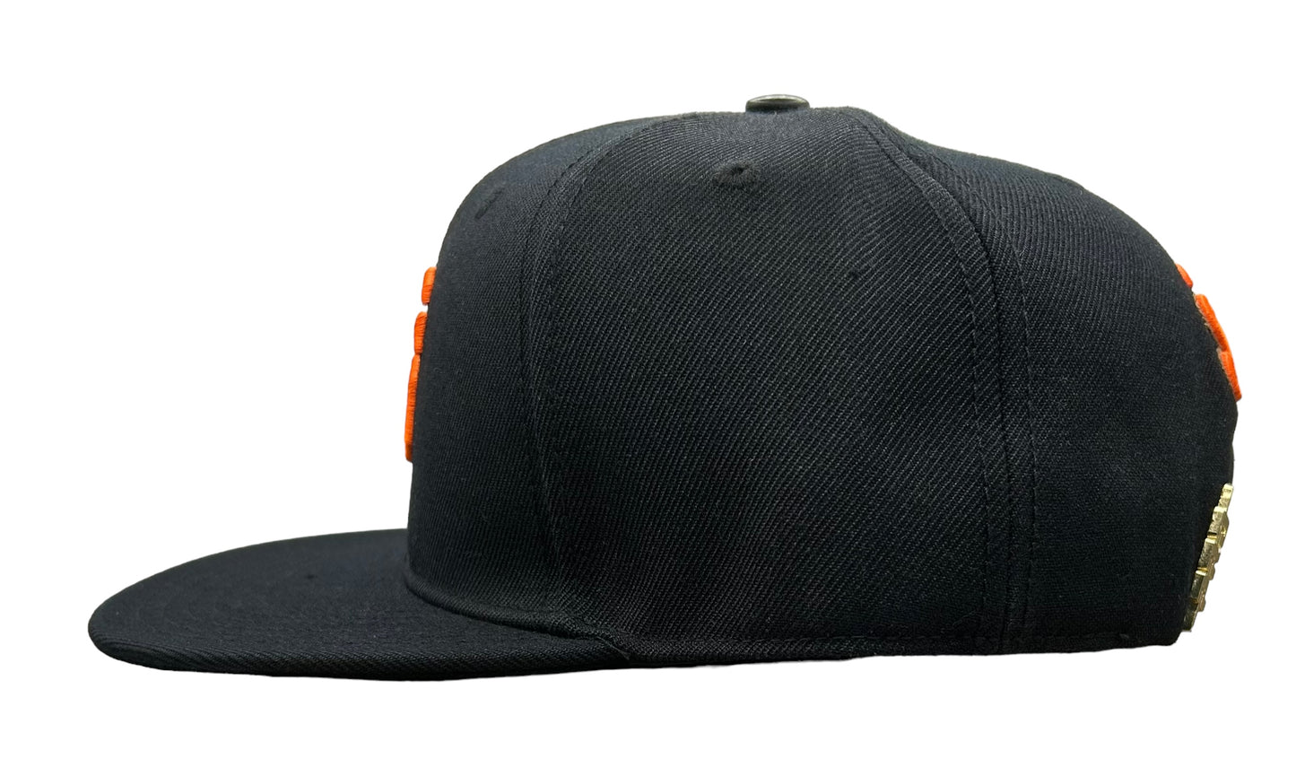 NEW San Francisco Giants PRO STANDARD Black Snapback Hat Flat Brim Cap