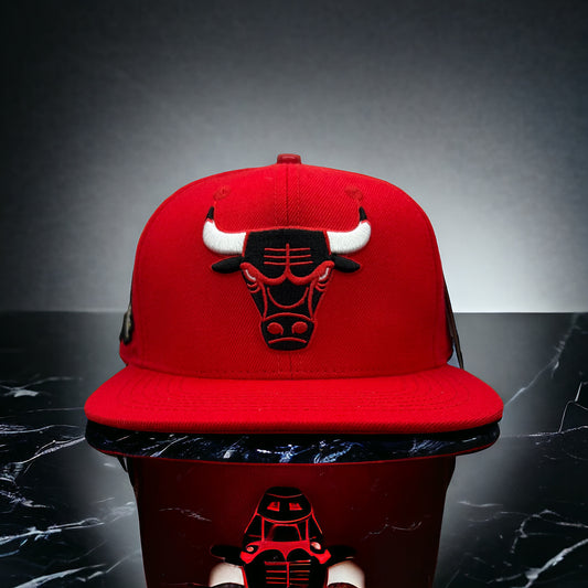 NEW Chicago Bulls PRO STANDARD Red Snapback Hat Championship Side Patch