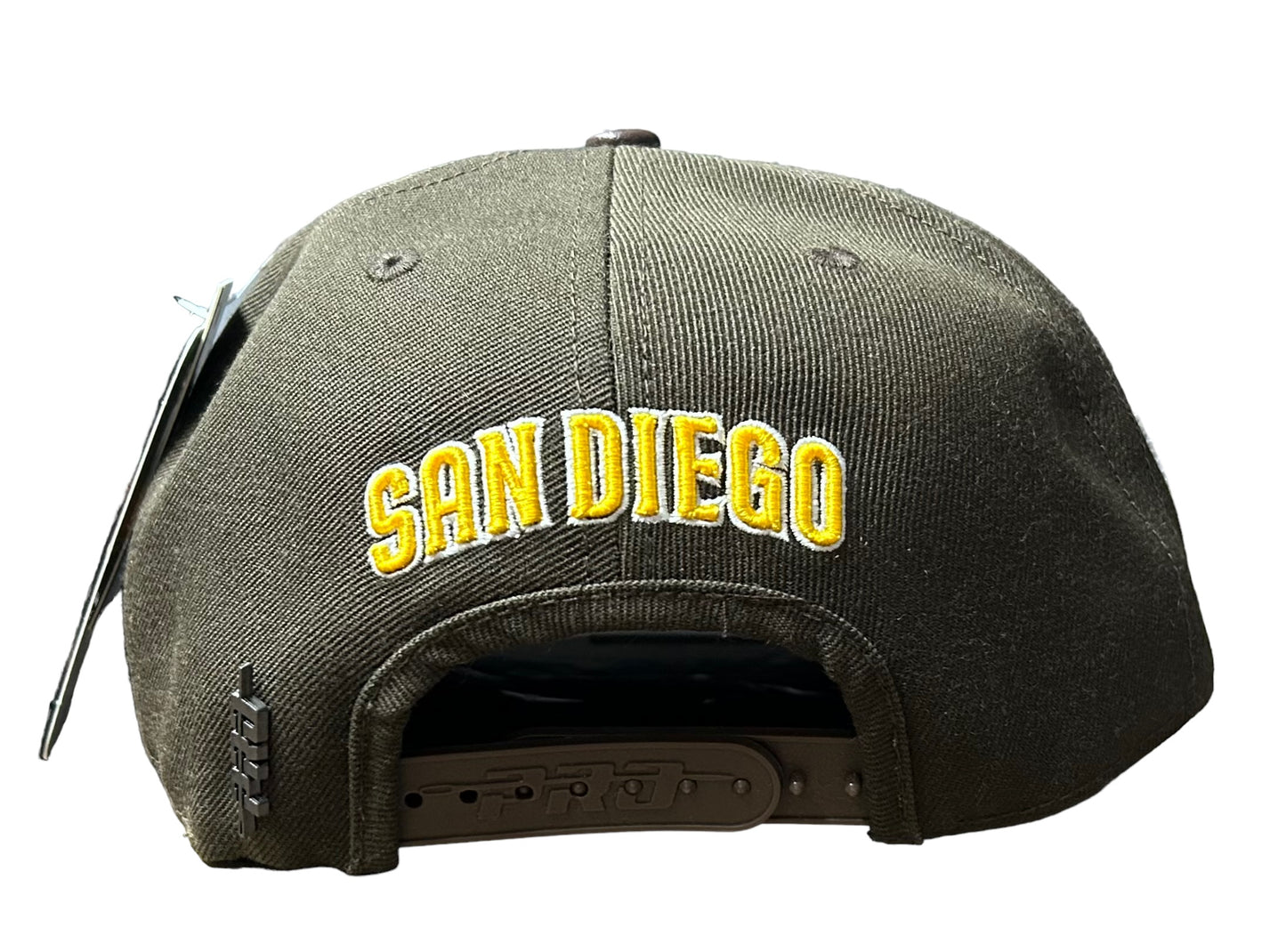 NEW San Diego Padres PRO STANDARD Snapback Hat Flat Brim Cap Mexico Side Patch