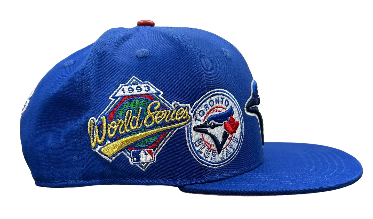 NEW Toronto Blue Jays PRO STANDARD Double Logo Championship SnapBack Hat Pink UV