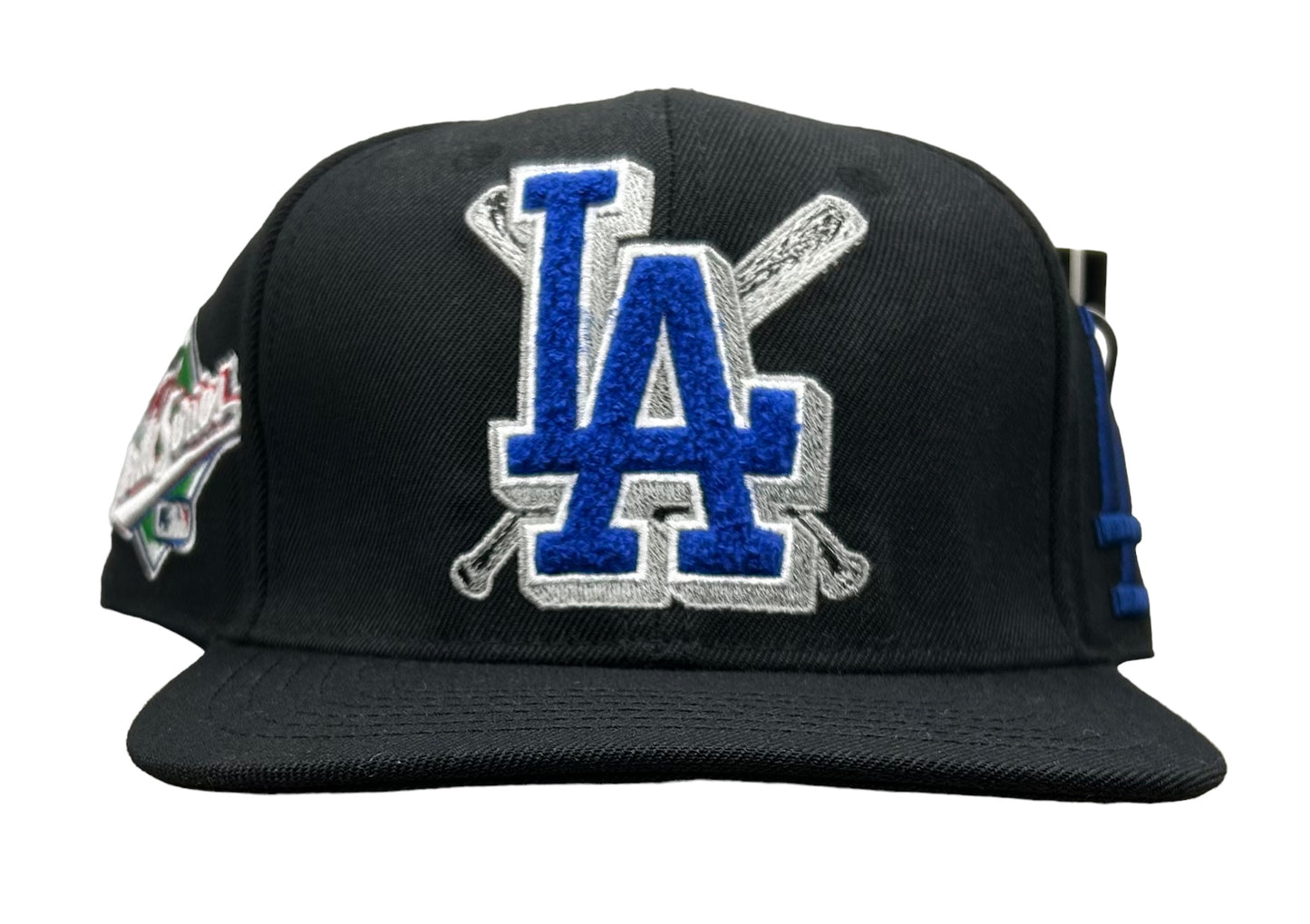 NEW Los Angeles Dodgers PRO STANDARD Chenille Logo SnapBack Hat Flat Brim Cap