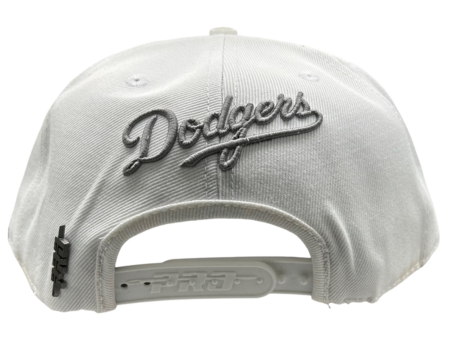 NEW Los Angeles Dodgers PRO STANDARD White SnapBack Hat Men’s Flat Brim Cap