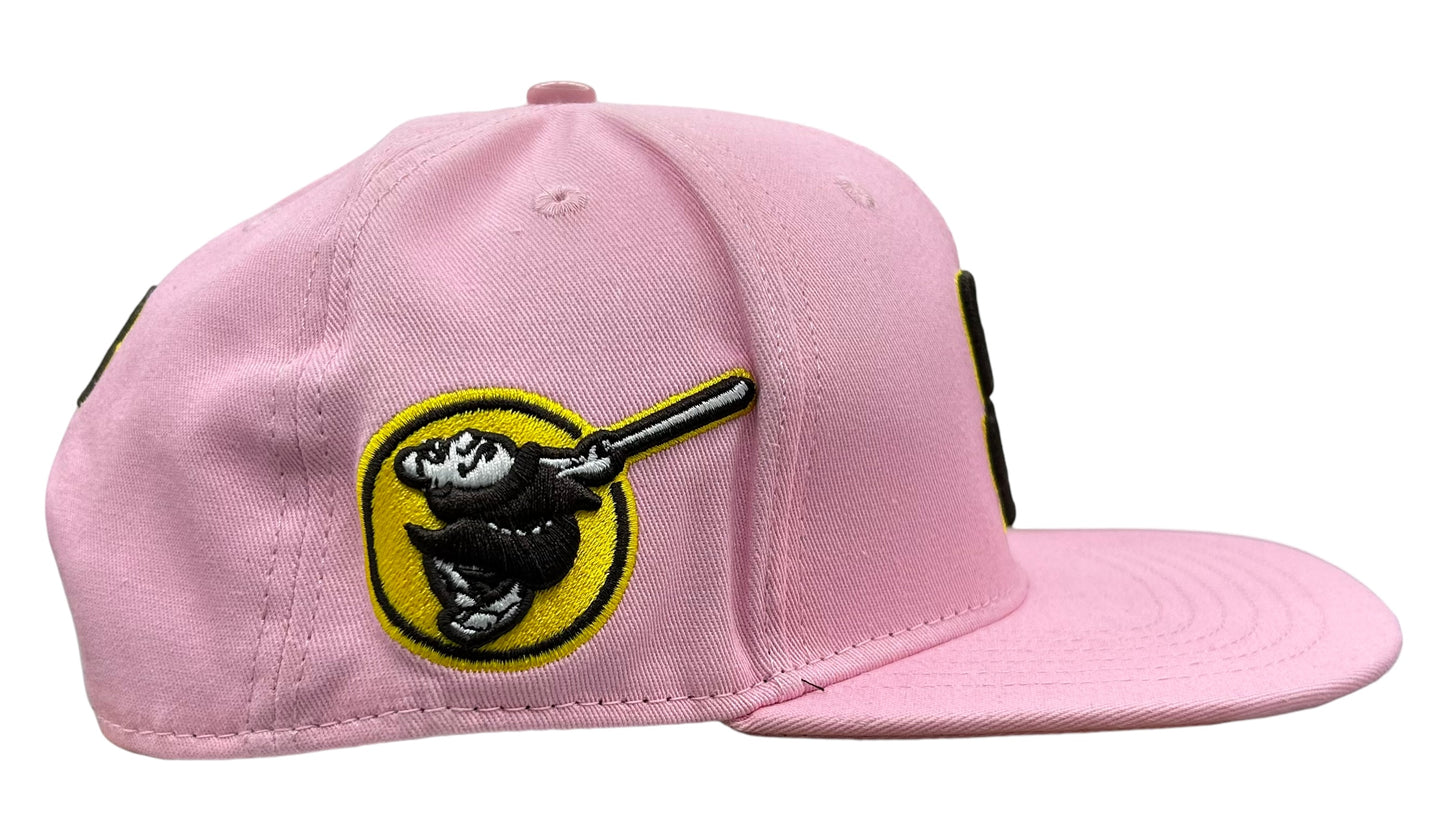 NEW San Diego Padres PRO STANDARD Pink SnapBack Hat Flat Brim Baseball Cap