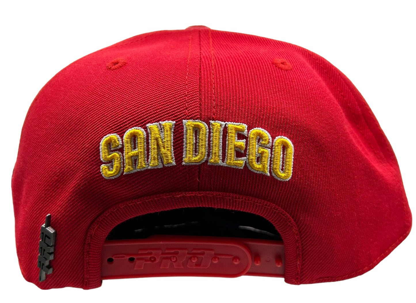 NEW San Diego Padres PRO STANDARD Red Mexico Side Patch Flat Brim Cap Gray UV