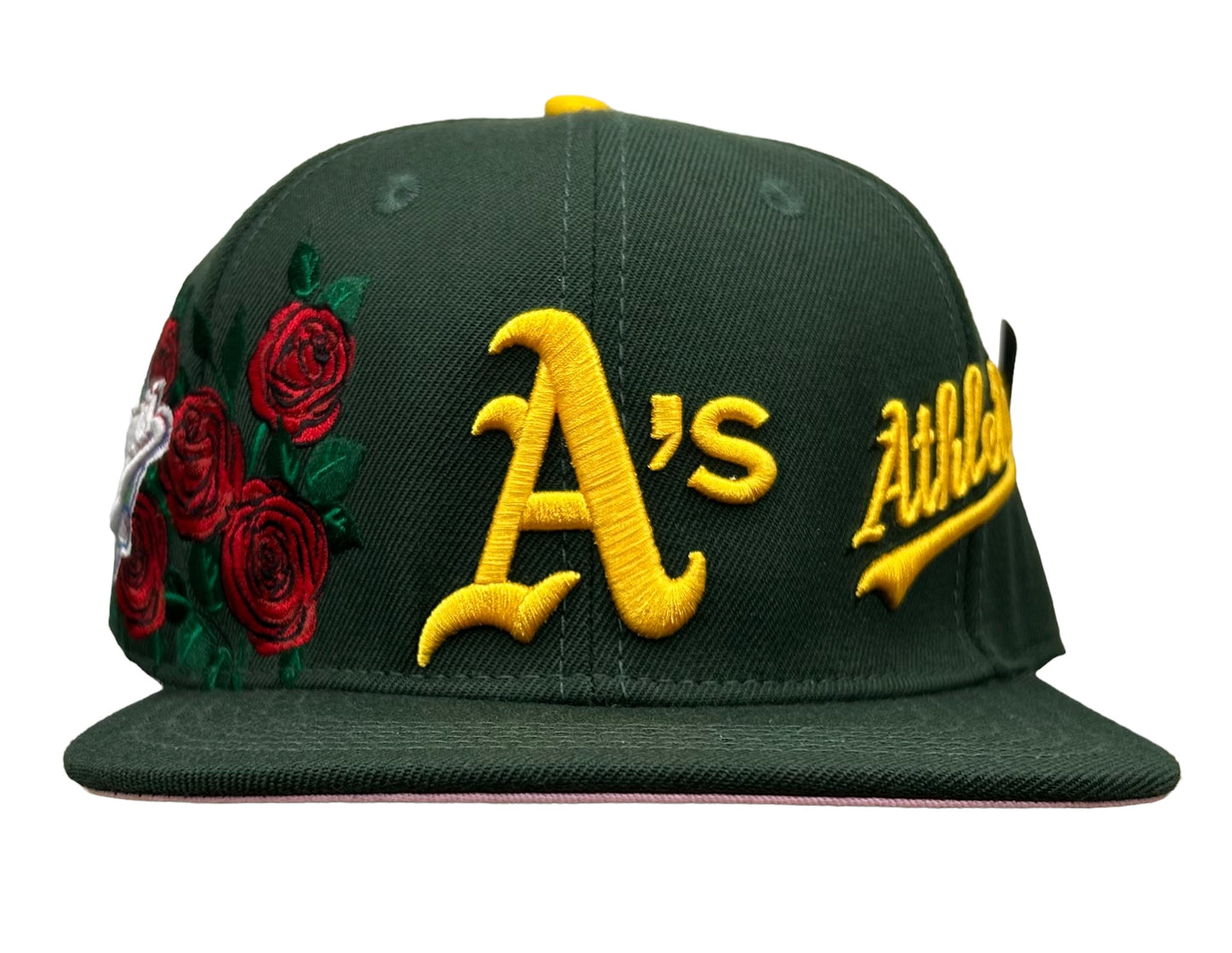 NEW Oakland Athletics A’s PRO STANDARD SnapBack Hat Rose Side Patch Pink UV