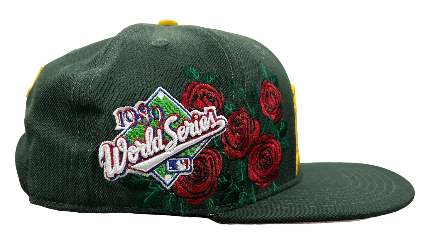 NEW Oakland Athletics A’s PRO STANDARD SnapBack Hat Rose Side Patch Pink UV