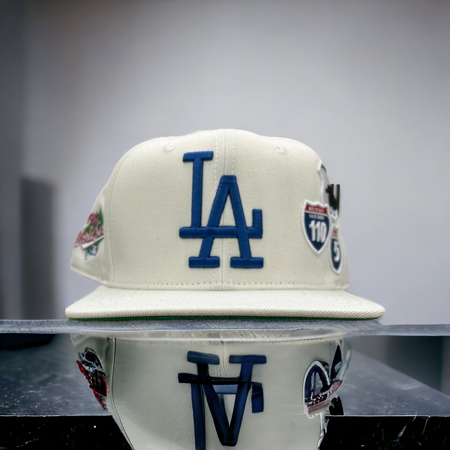 NEW Los Angeles Dodgers PRO STANDARD SnapBack Hat LA Freeway Logo Green UV Cap