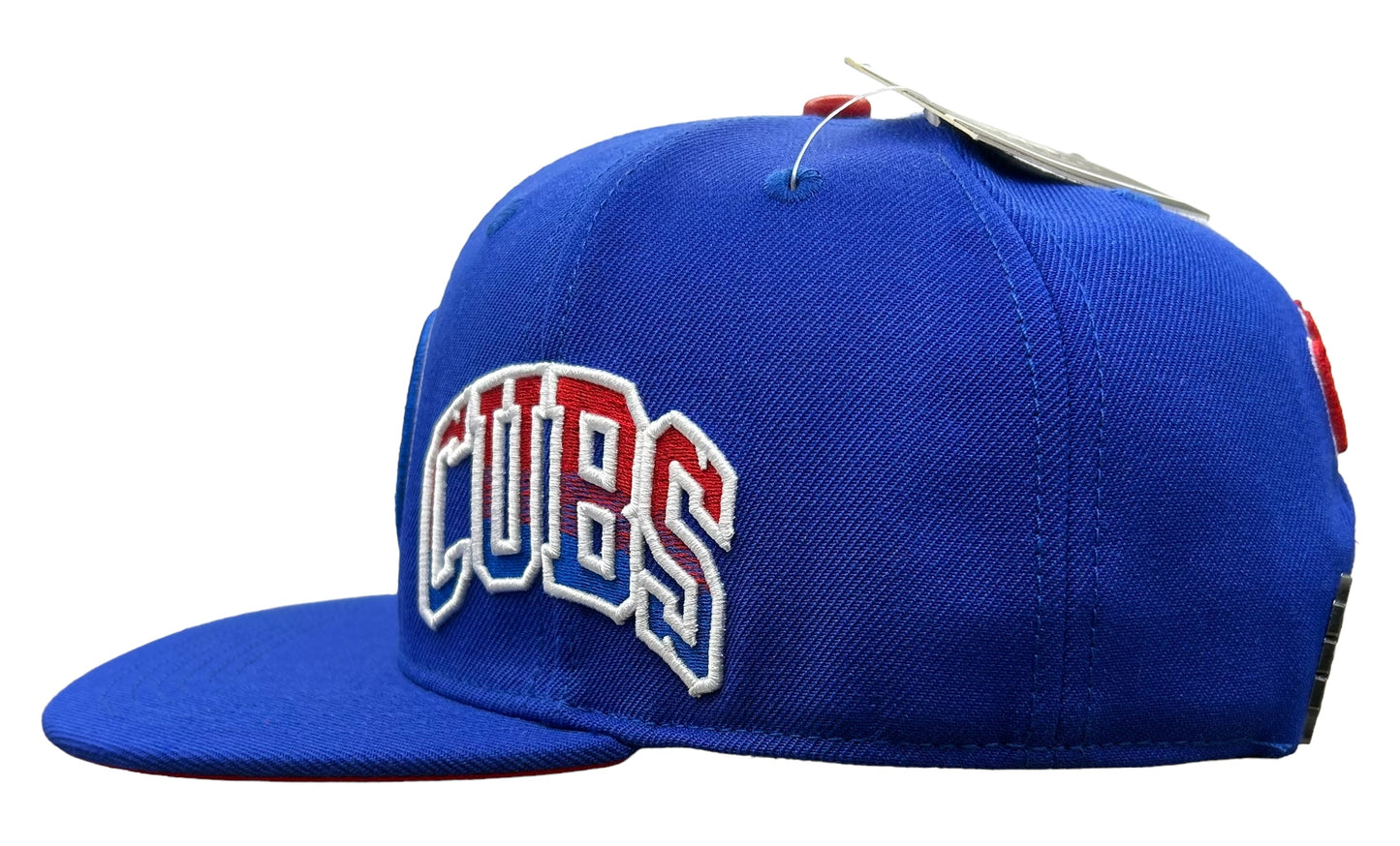 NEW Chicago Cubs PRO STANDARD SnapBack Hat Side Spellout Logo Blue Baseball Cap