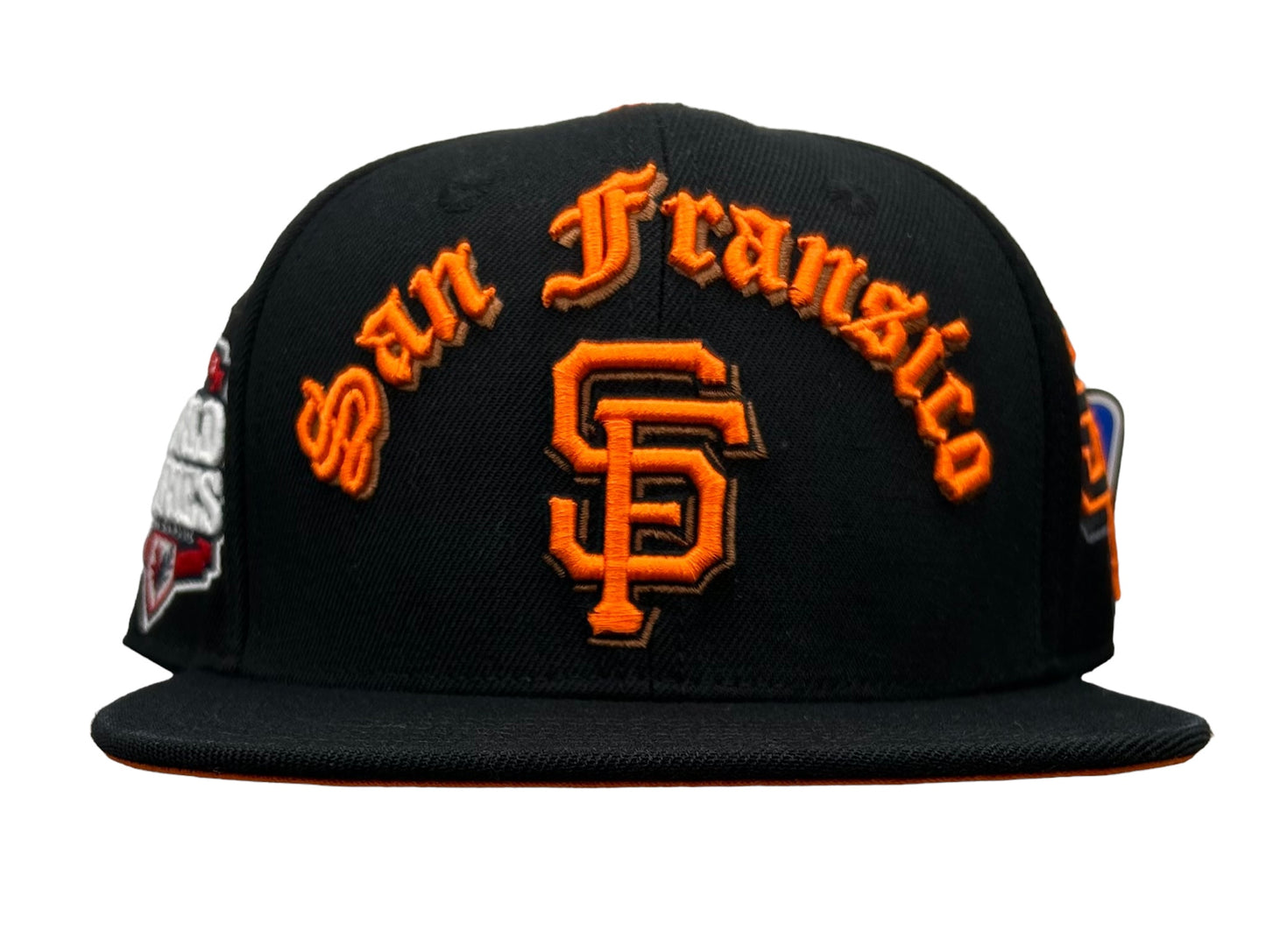 San Francisco Giants PRO STANDARD Stacked Logo SnapBack Hat World Series Patch