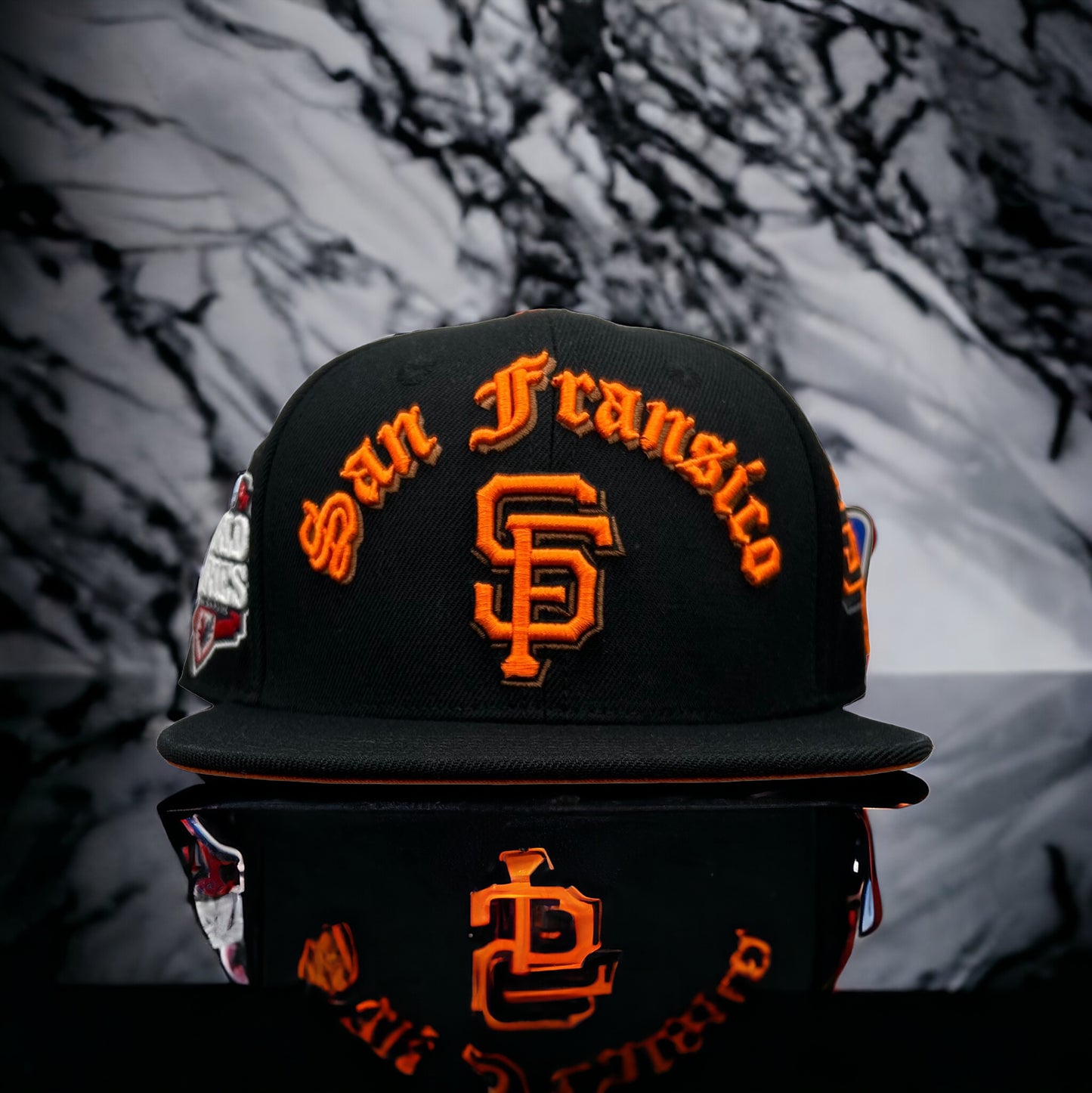 San Francisco Giants PRO STANDARD Stacked Logo SnapBack Hat World Series Patch