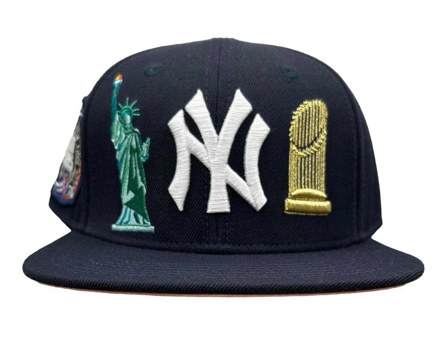 New York Yankees PRO STANDARD SnapBack Hat Subway Series Side Patch Pink UV Cap