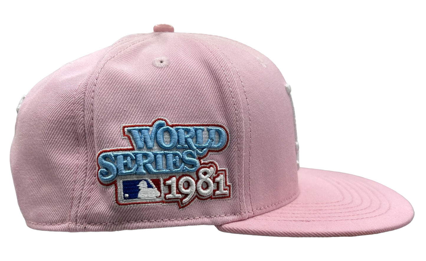 NEW Los Angeles Dodgers PRO STANDARD Pink SnapBack Hat 1981 World Series Patch