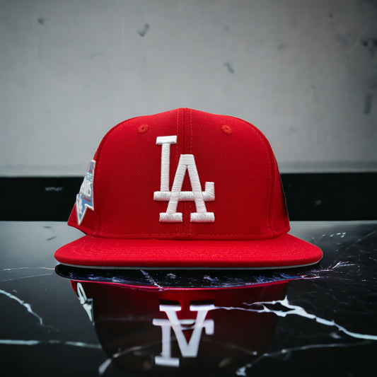 NEW Los Angeles Dodgers PRO STANDARD Red SnapBack Hat 2020 Champs Side Patch