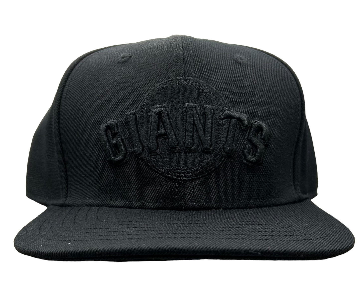 NEW San Francisco Giants PRO STANDARD SnapBack Hat Triple Black Flat Brim Cap