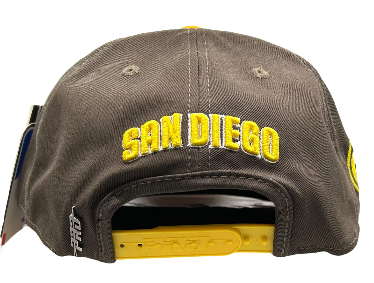 New San Diego Padres PRO STANDARD Double Front Logo Snapback Hat Pink Bottom