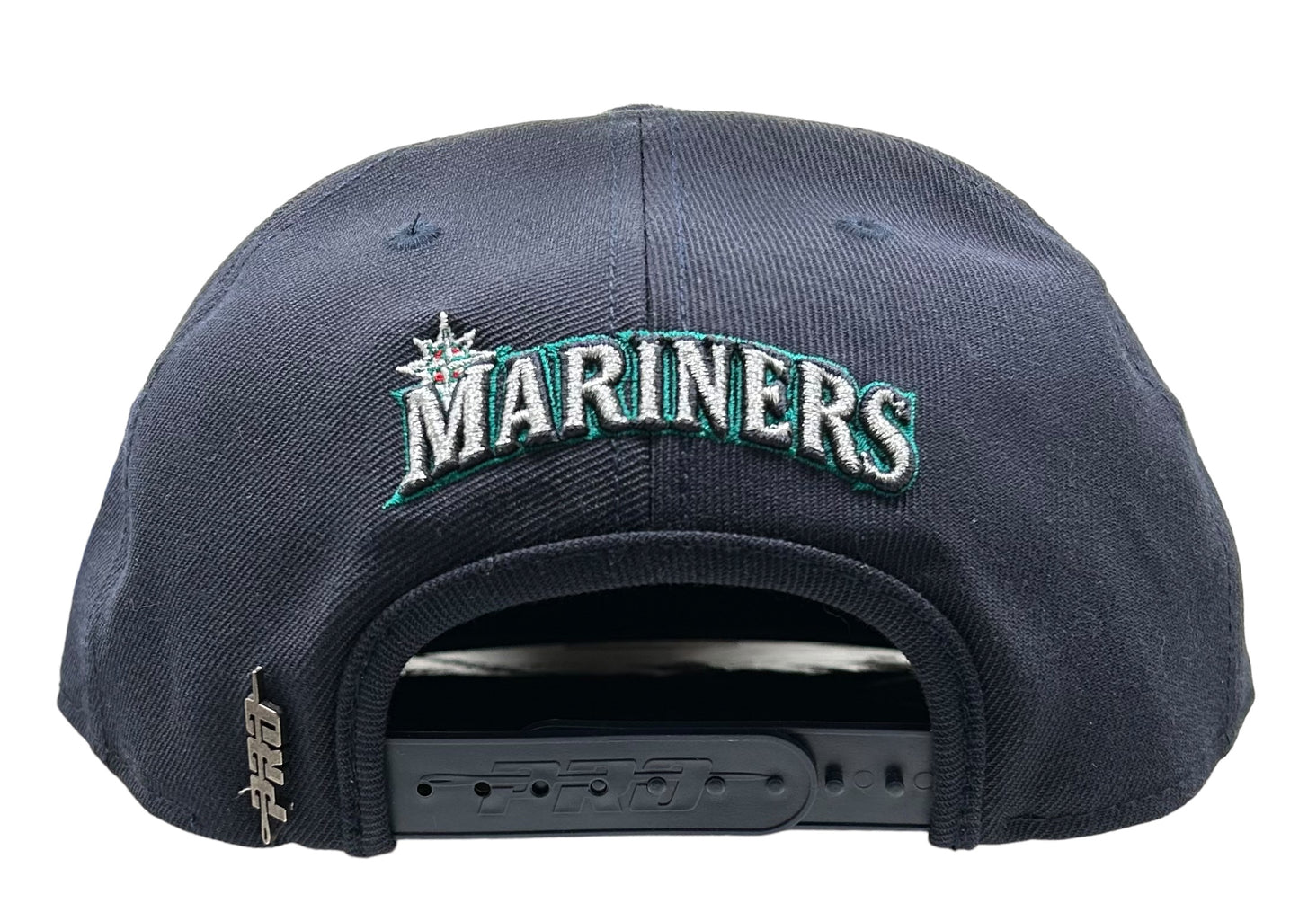 NEW Seattle Mariners PRO STANDARD Classic Logo SnapBack Hat Navy Blue Flat Brim