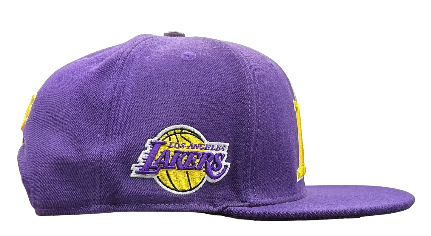 NEW Los Angeles Lakers PRO STANDARD SnapBack Hat Purple Mens Flat Brim Cap