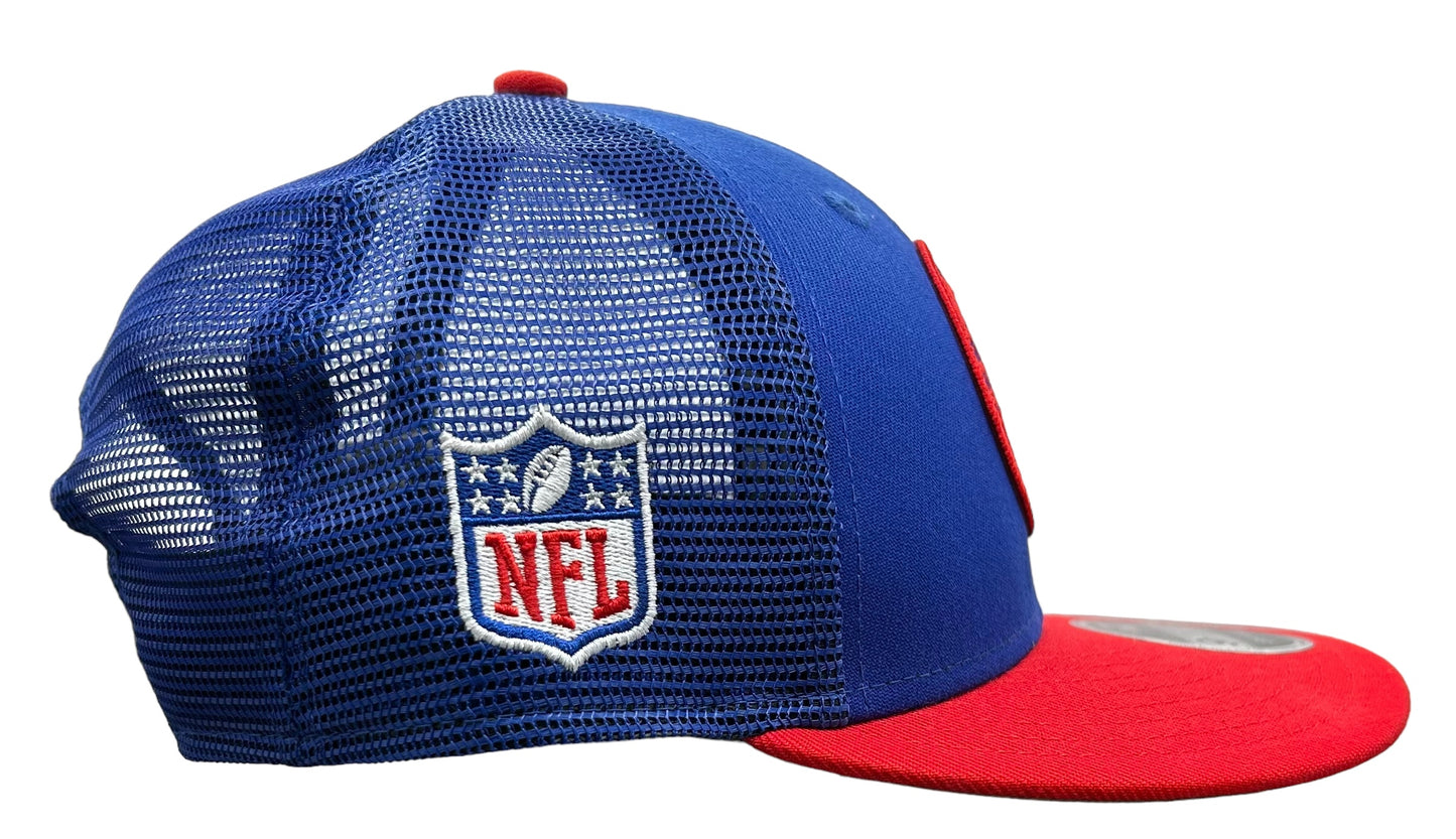 NEW Buffalo Bills 2023 New Era 9Fifty Low Profile Sideline SnapBack Trucker Hat