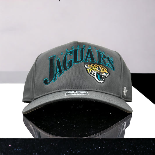 NEW Jacksonville Jaguars 47 Brand Hat Men's Wave Hitch Charcoal Snapback Cap