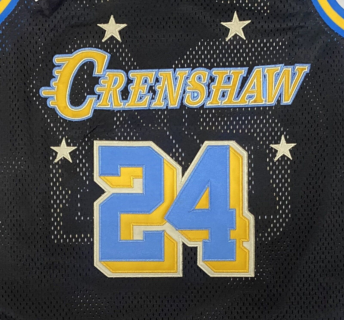 NEW Headgear Classics Kobe Bryant #24 Men's  2XL Crenshaw Black Alt Sewn Jersey