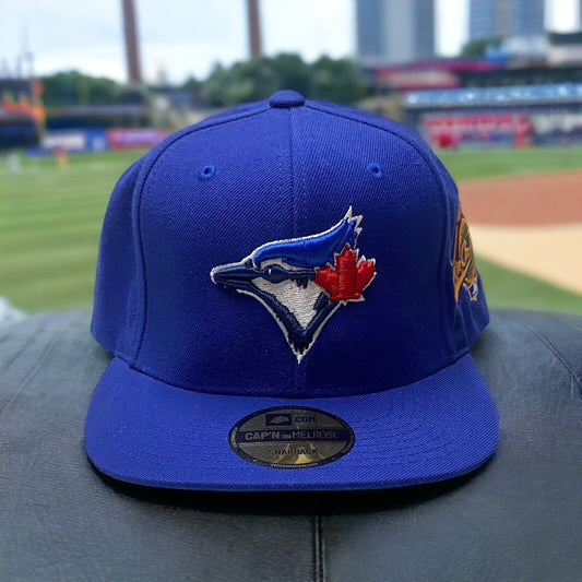 NEW Toronto Blue Jays Blue SnapBack Hat Capn On Melrose Adjustable Cap Grenn UV