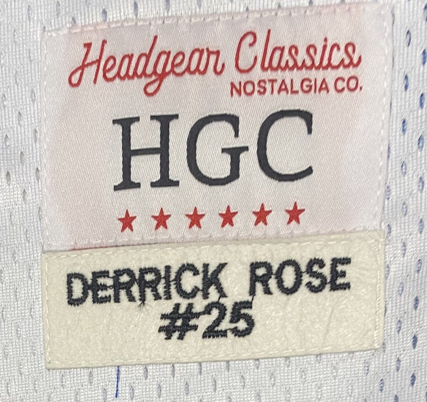 NEW HEADGEAR CLASSICS DERRICK ROSE SIMEON HS BASKETBALL Throwback Jersey Sz M