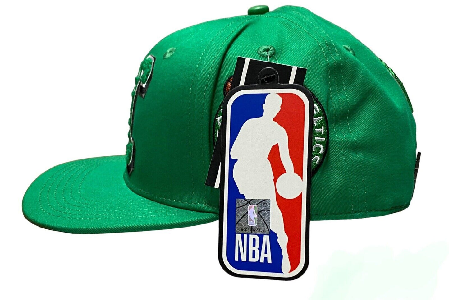 NWT Boston Celtics Mashup SnapBack  Pro Standard NBA Double Logo Kelly Green