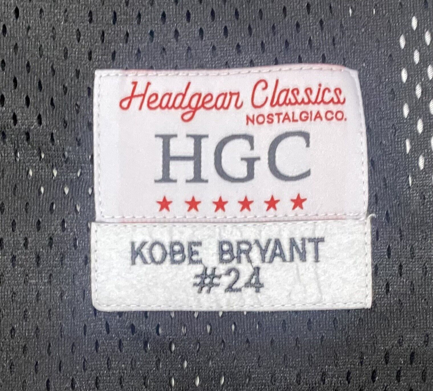 NEW Headgear Classics Kobe Bryant #24 Men's Sz L Crenshaw Black Alt Sewn Jersey