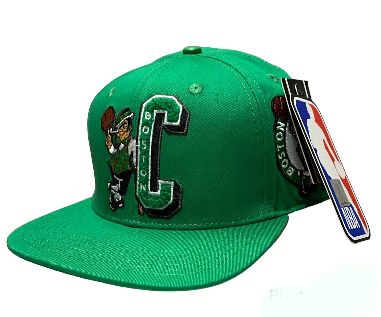 NWT Boston Celtics Mashup SnapBack  Pro Standard NBA Double Logo Kelly Green