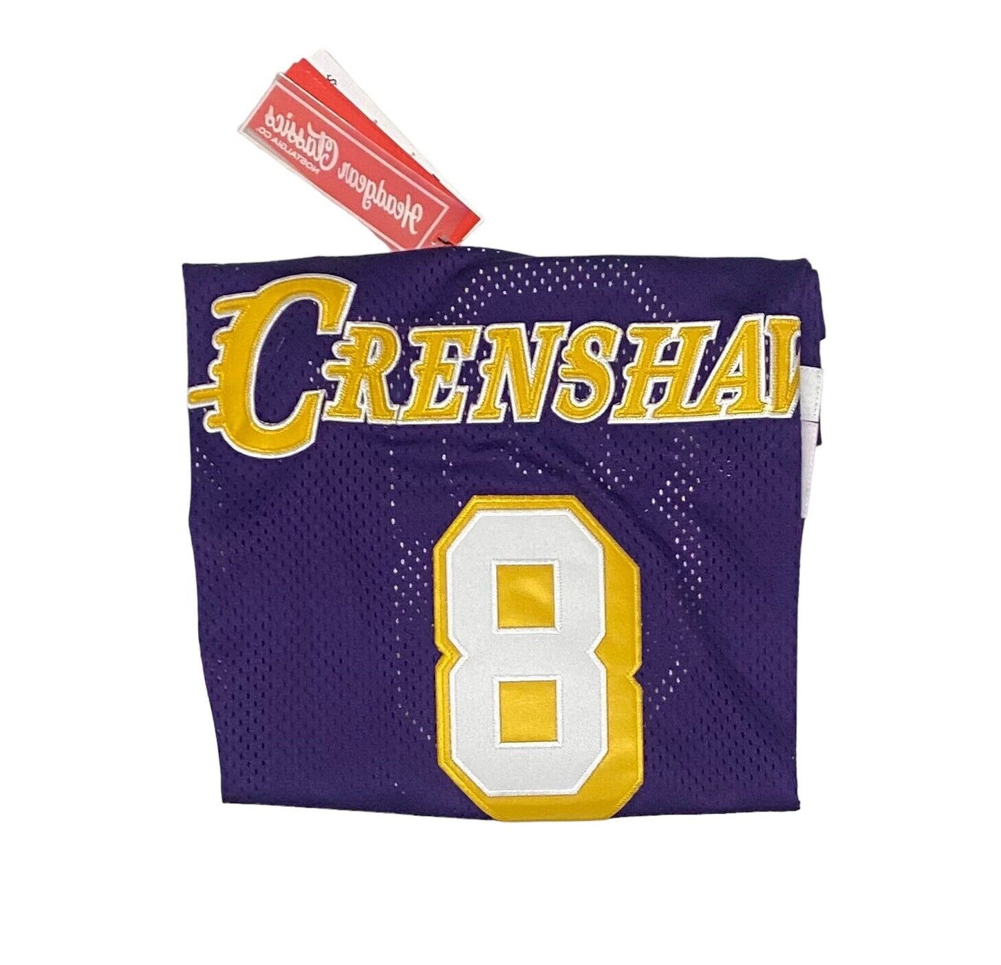 NEW KOBE BRYANT Crenshaw Nipsey Hustle Jersey Lakers Headgear Classics Large