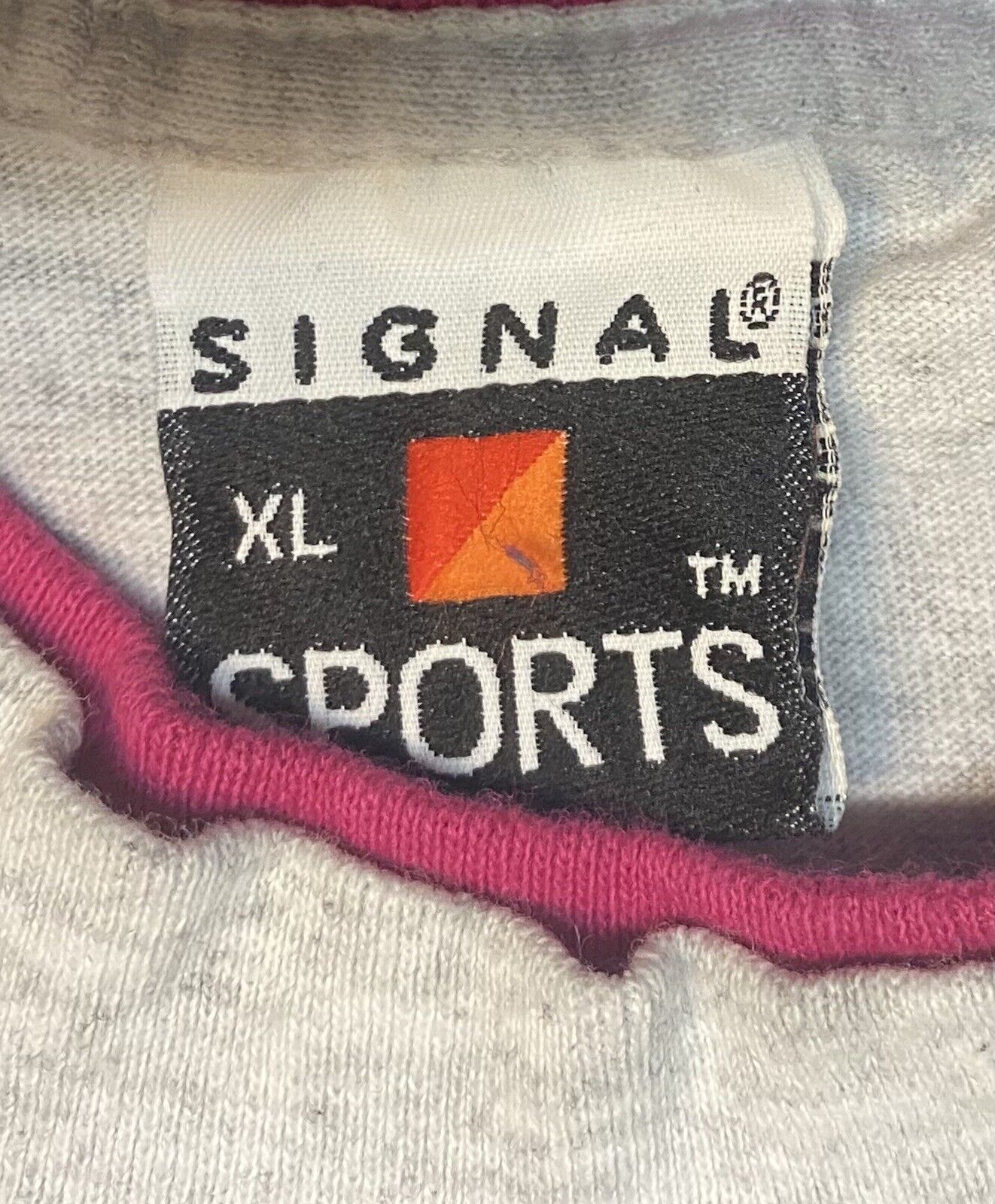 VTG Signal Sea Rags 90s T shirt Shorts  Set  Womens Sz XL Bright Glitter Fish