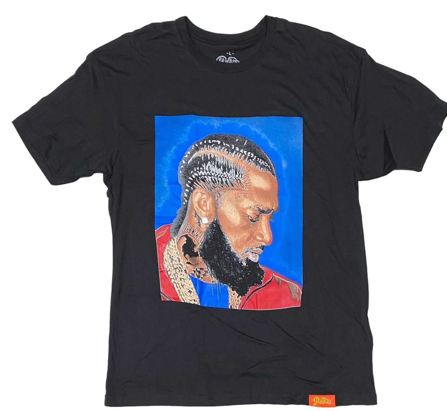 NEW Capn On Melrose Nipsey HustleArt  Sz Large T Shirt Lightweight Rap Tee