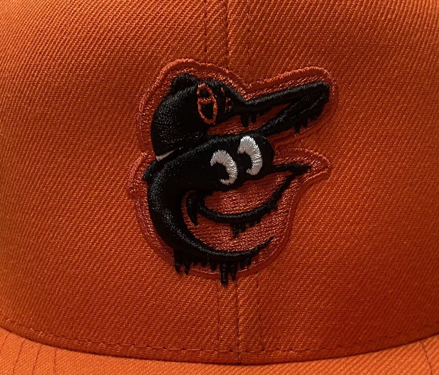 NEW Baltimore Orioles Orange Classic Logo SnapBack Hat Capn On Melrose Flat Brim