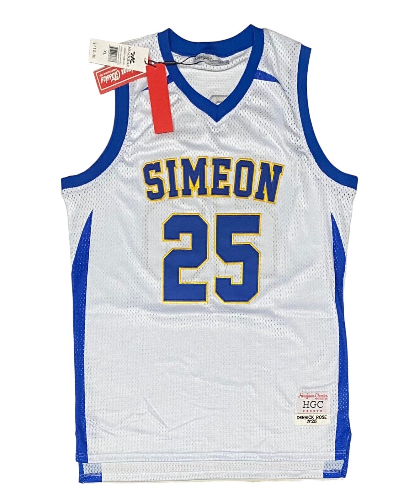 NEW HEADGEAR CLASSICS DERRICK ROSE SIMEON HS BASKETBALL Throwback Jersey Sz M